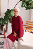 The Akari Women Nyaman Kurung Top - Maroon