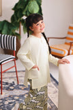 The Akari Nyaman Kurung Top - Baby Yellow