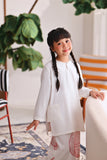 The Akari Nyaman Kurung Top - White