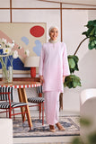 The Akari Women Nyaman Kurung Top - Pink Stripe