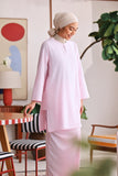 The Akari Women Nyaman Kurung Top - Pink Stripe