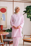 The Akari Women Nyaman Kurung Top - Pink Stripe