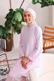 The Akari Women Nyaman Kurung Top - Pink Stripe