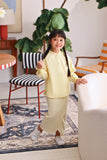 The Akari Puffora Blouse - Yellow Stripe