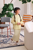 The Akari Puffora Blouse - Yellow Stripe