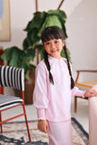 The Akari Puffora Blouse - Pink Stripe