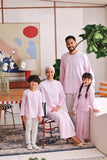 The Akari Kurta - Pink Stripe