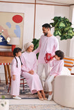 The Akari Kurta - Pink Stripe