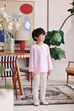 The Akari Kurta - Pink Stripe