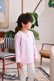 The Akari Kurta - Pink Stripe