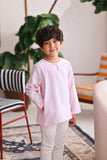 The Akari Kurta - Pink Stripe