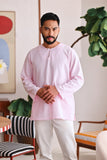 The Akari Men Kurta - Pink Stripe