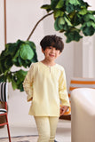 The Akari Kurta - Yellow Stripe