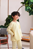 The Akari Kurta - Yellow Stripe