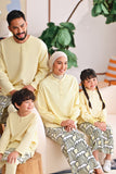 The Akari Puffora Blouse - Yellow Stripe