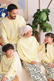 The Akari Men Kurta - Yellow Stripe