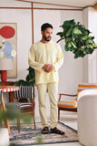 The Akari Men Kurta - Yellow Stripe