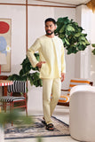 The Akari Men Kurta - Yellow Stripe