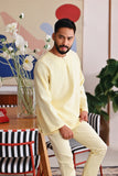 The Akari Men Kurta - Yellow Stripe