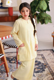 The Akari Nyaman Kurung Top - Yellow Stripe