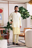 The Akari Men Kurta - Baby Yellow