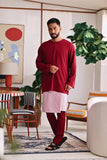 The Akari Men Kurta - Maroon