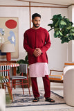 The Akari Men Kurta - Maroon