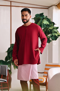 The Akari Men Kurta - Maroon