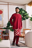 The Akari Men Kurta - Maroon