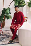 The Akari Men Kurta - Maroon