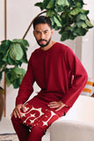 The Akari Men Kurta - Maroon