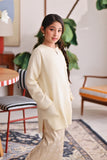 The Akari Nyaman Kurung Top - Cream