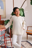 The Akari Kurta - Cream Stripe