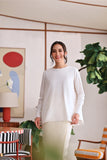 The Akari Women Simply Blouse - White