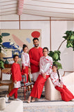 The Akari Men Kurta - Crimson Red