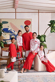 The Akari Men Kurta - Crimson Red