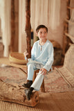 The Asal Kita Baju Melayu Teluk Belanga - Baby Blue