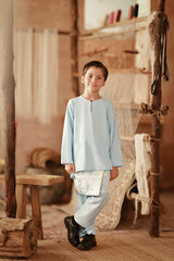 The Asal Kita Baju Melayu Teluk Belanga - Baby Blue