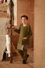 The Asal Kita Baju Melayu Teluk Belanga - Green Olive