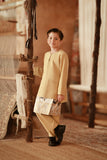 The Asal Kita Baju Melayu Teluk Belanga - Champagne Yellow