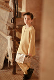 The Asal Kita Baju Melayu Teluk Belanga - Champagne Yellow