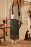 The Asal Kita Jacquard Skirt - Garden Aman
