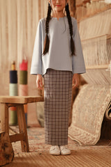 The Asal Kita Folded Skirt - Frostgrid