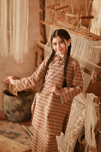 The Asal Kita Fusion Kurung Top - Sienna Plaid