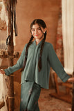 The Asal Kita Lace Kebaya Top - Sage Green