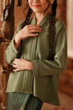 The Asal Kita Lace Kebaya Top - Sage Green