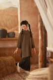 The Asal Kita Fusion Kurung Top - Dark Olive