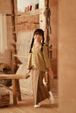 The Asal Kita Embellish Kebaya Top - Butter Olive