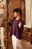 The Asal Kita Embellish Kebaya Top - Purple Manggis