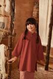 The Asal Kita Fusion Kurung Top - Spice Red